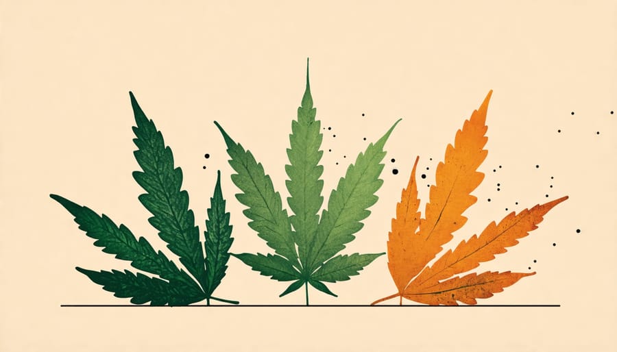 Illustration showing historical use of cannabis in ancient cultures