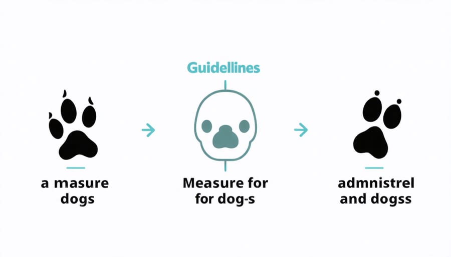 Infographic on CBD dosage calculations for dogs